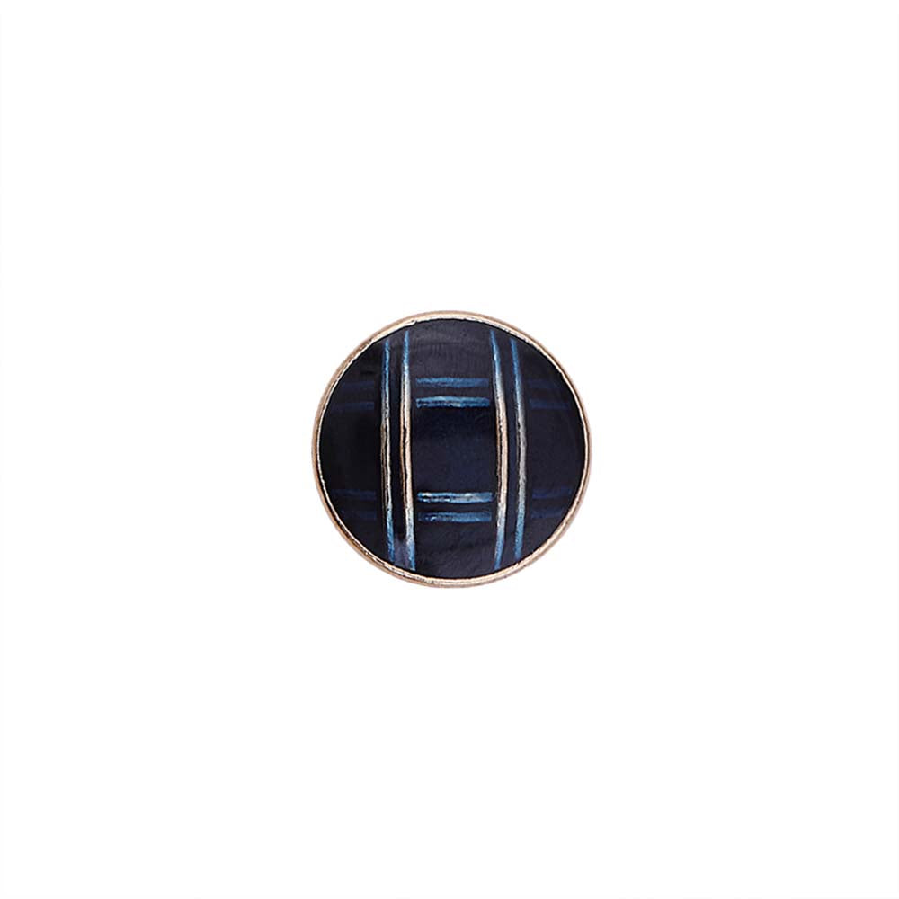 Western Style Checks Design Lamination Metal Kurta/Kurti Buttons