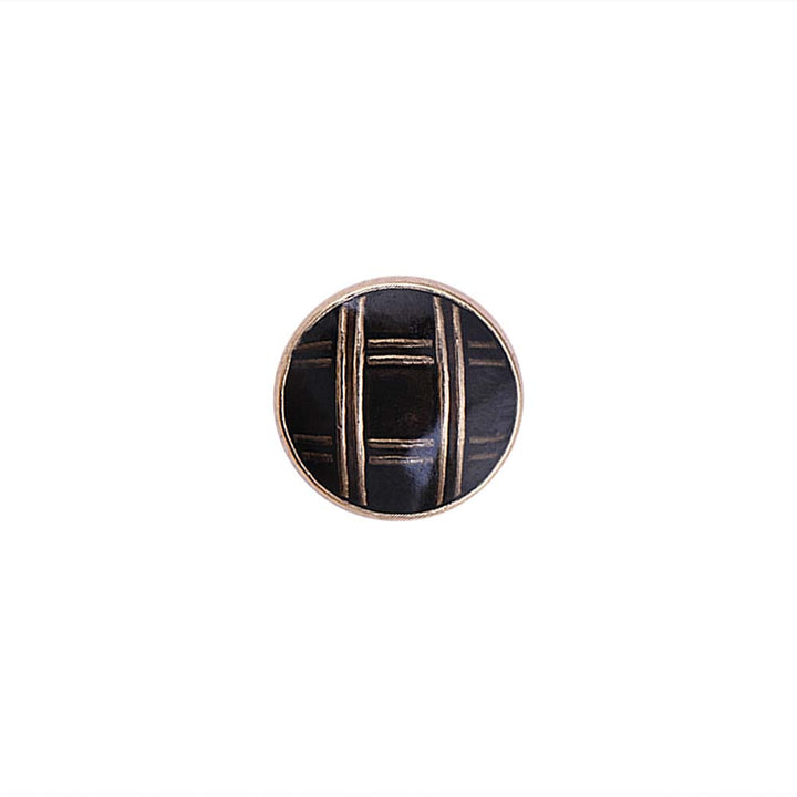 Western Style Checks Design Lamination Metal Kurta/Kurti Buttons