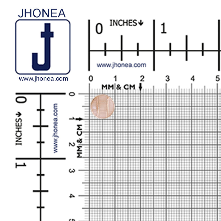 Western Style Checks Design Lamination Metal Kurta/Kurti Buttons