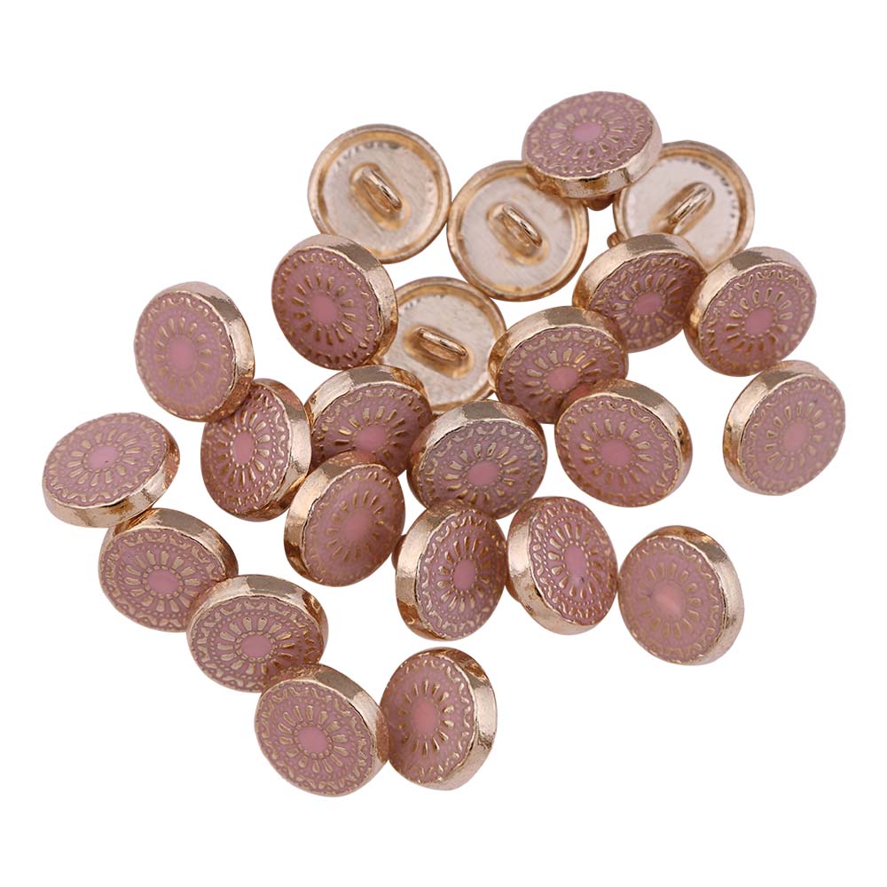 Engraved Surface Finish Metal Buttons for Men/Women/Kids Clothing