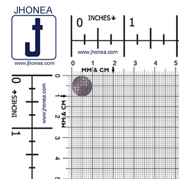 Checks Design Antique Metal Buttons for Men/Women Clothing