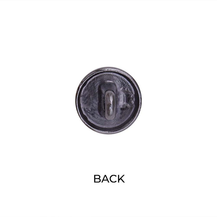 Round Shape Chain Engraved Design Loop Metal Buttons