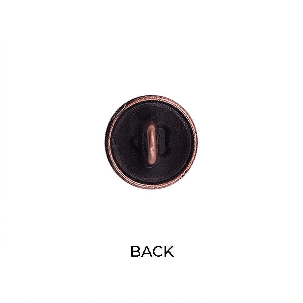 Flower Design Antique Metal Buttons for Men/Women Clothing