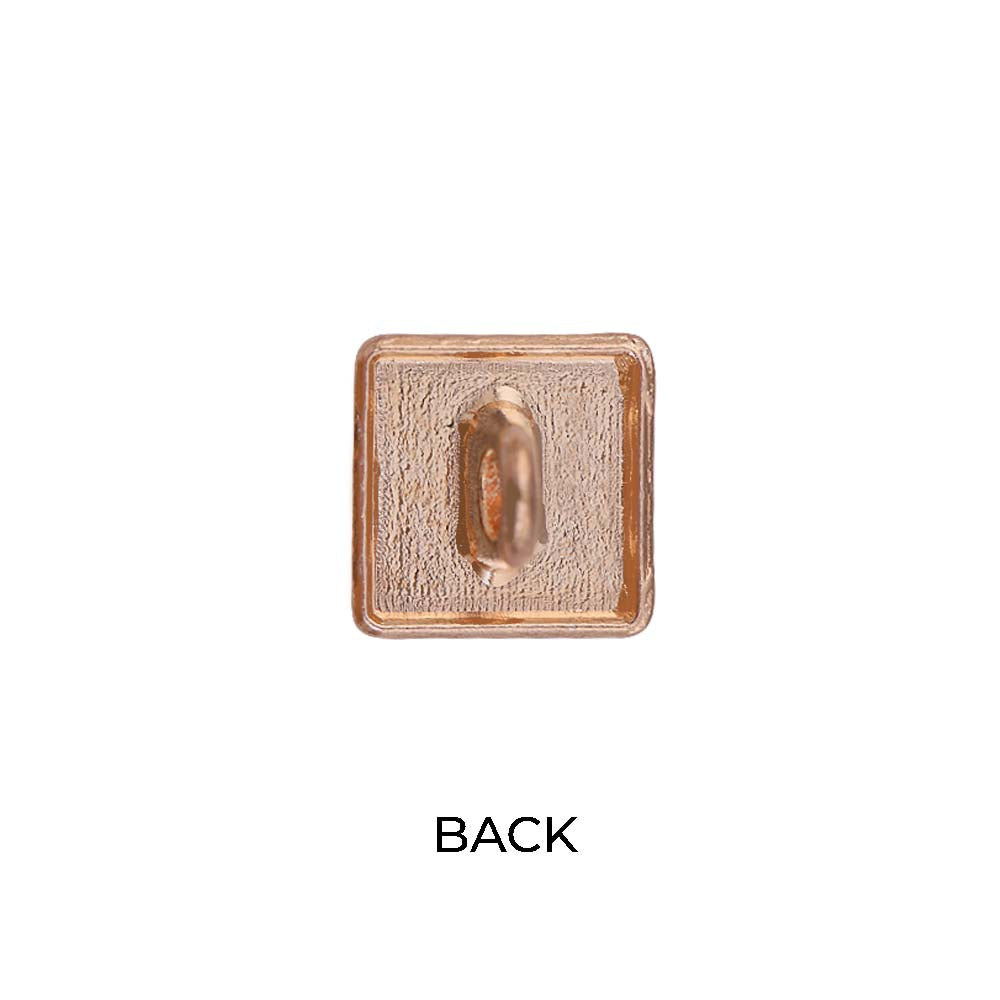 Shiny Gold with Black Lamination Metal Buttons for Kurtas