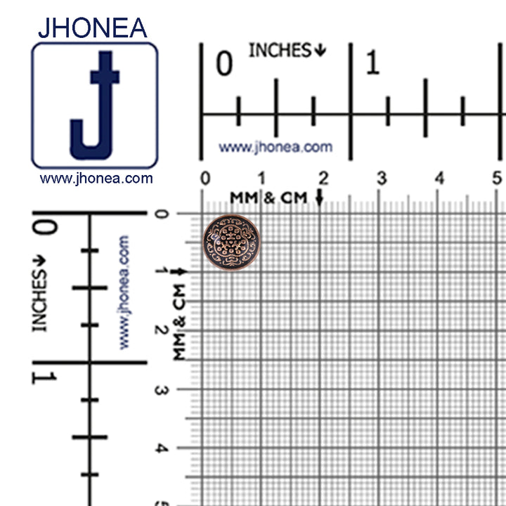 Traditional Design Lamination Metal Kurta Buttons