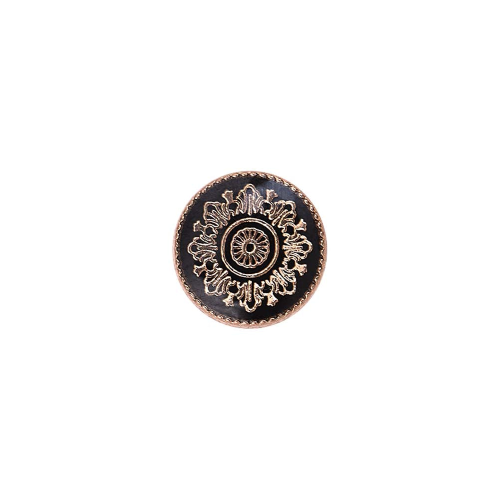 Traditional Mandala Design Lamination Metal Buttons for Kurtas