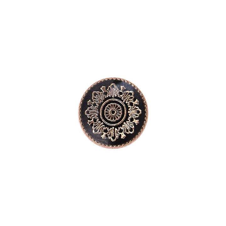 Traditional Mandala Design Lamination Metal Buttons for Kurtas