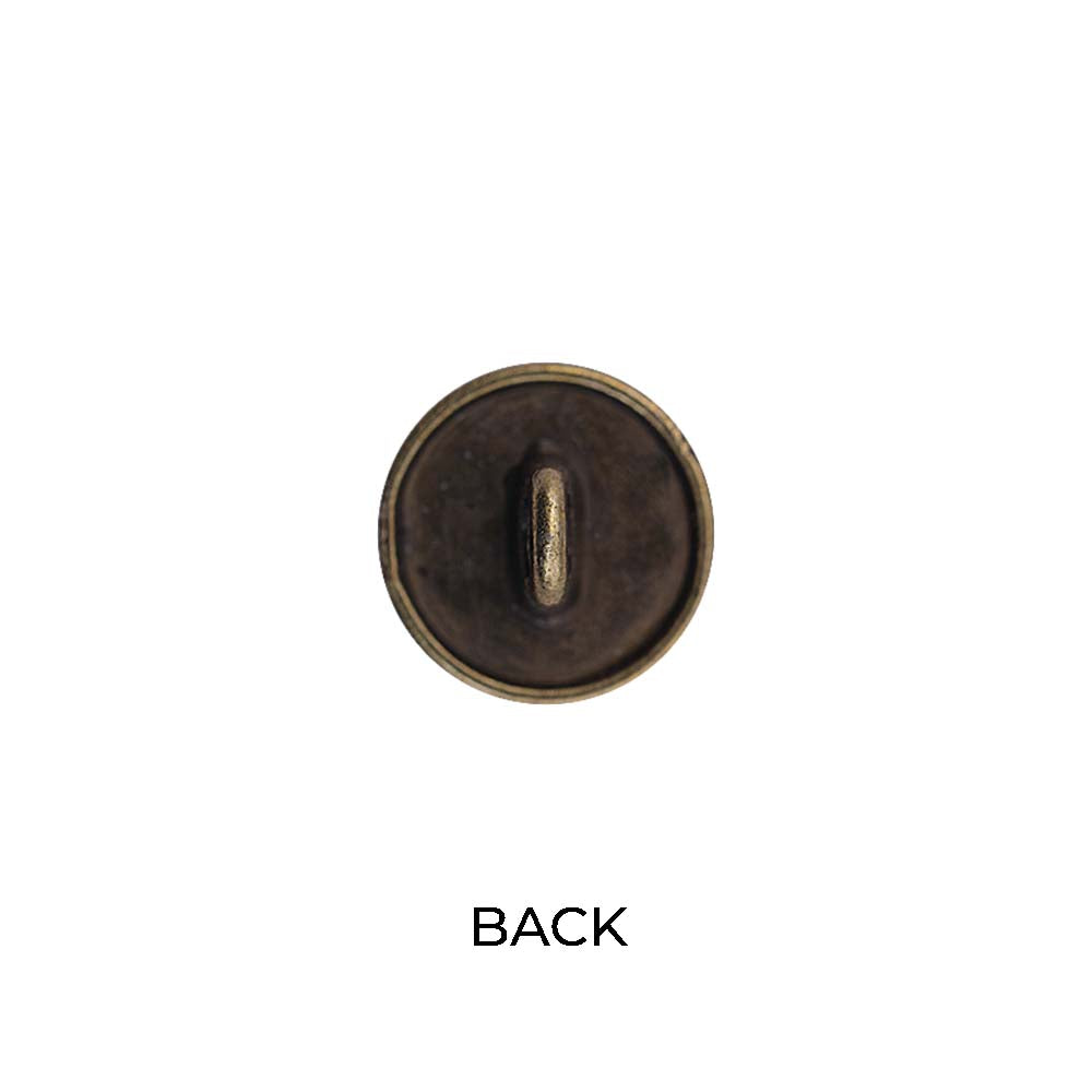 Round Shape Engraved Design Loop Metal Buttons for Shirts/Kurta