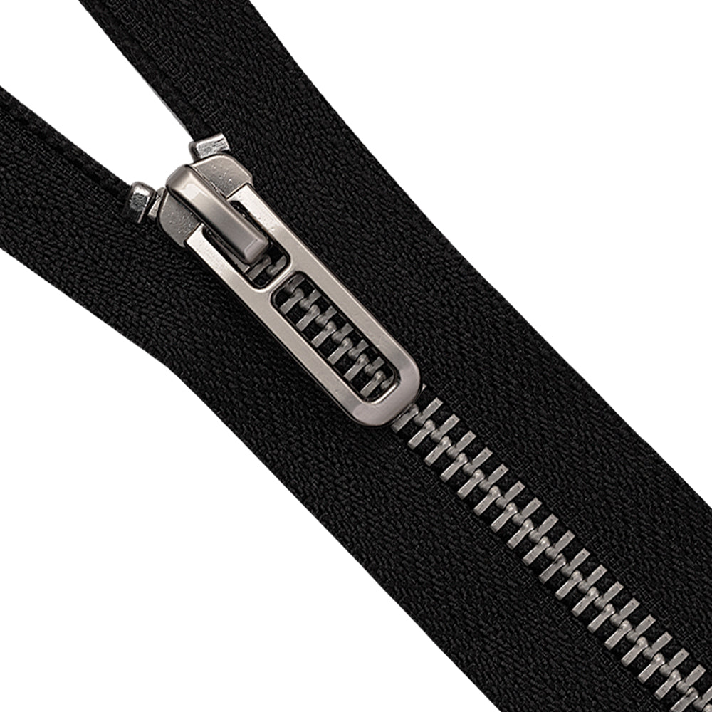 SBS Premium #5 Classic Matte Silver Zipper for Coat/Suit/Blazer