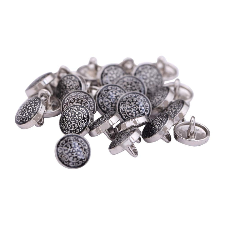 Traditional Design Lamination Metal Kurta Buttons