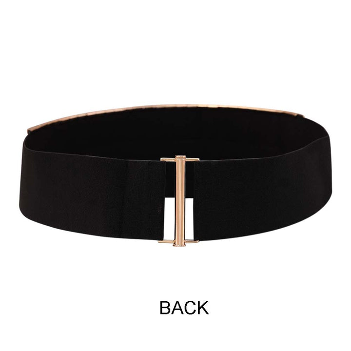 Stretchable & Stylish Gold Metal Waist Belt for Women