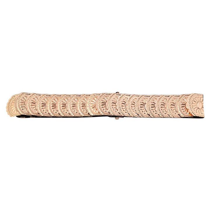 Stretchable & Stylish Gold Metal Waist Belt for Women