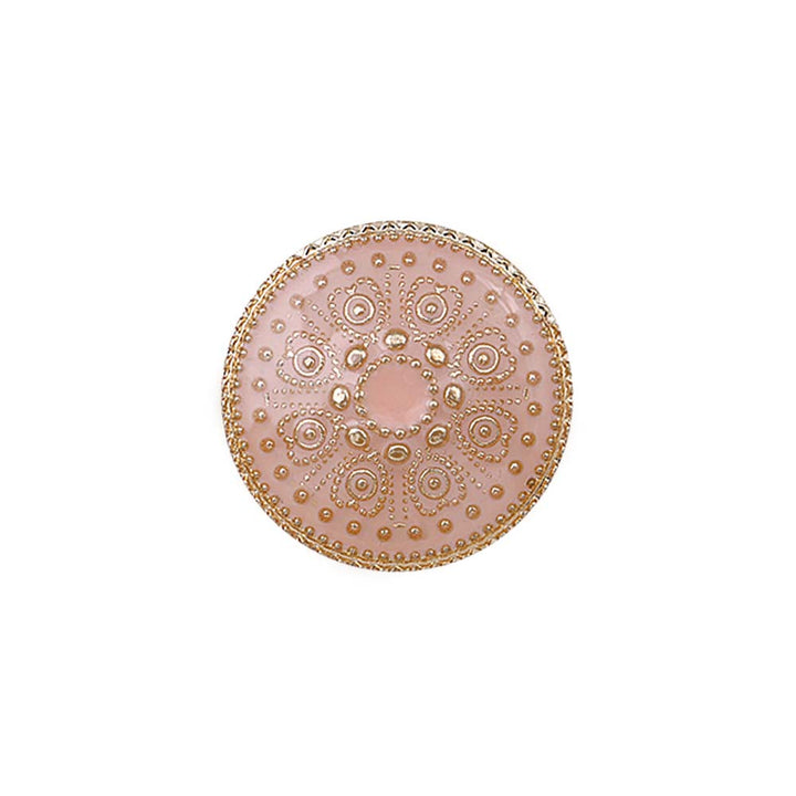 Indian Style Round Shape Lamination Enamel Metal Buttons