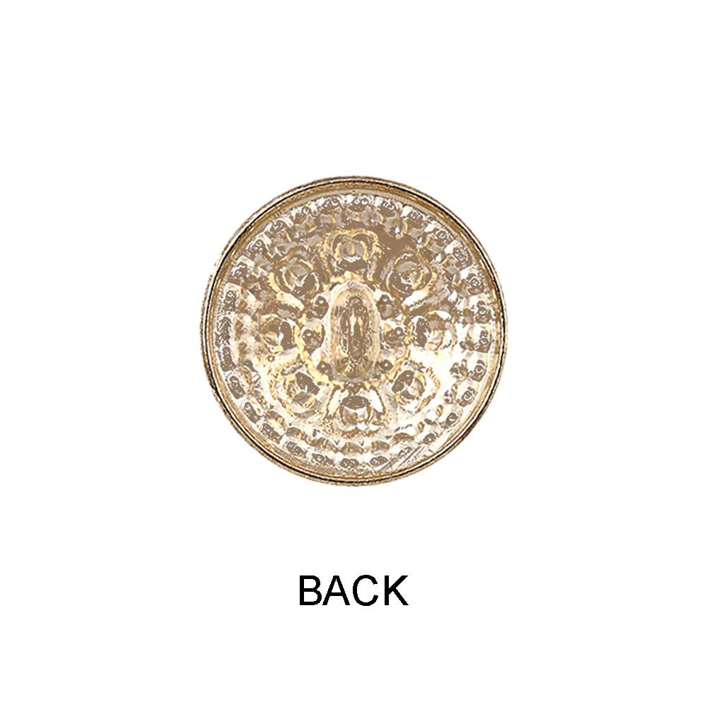 Indian Style Round Shape Lamination Enamel Metal Buttons
