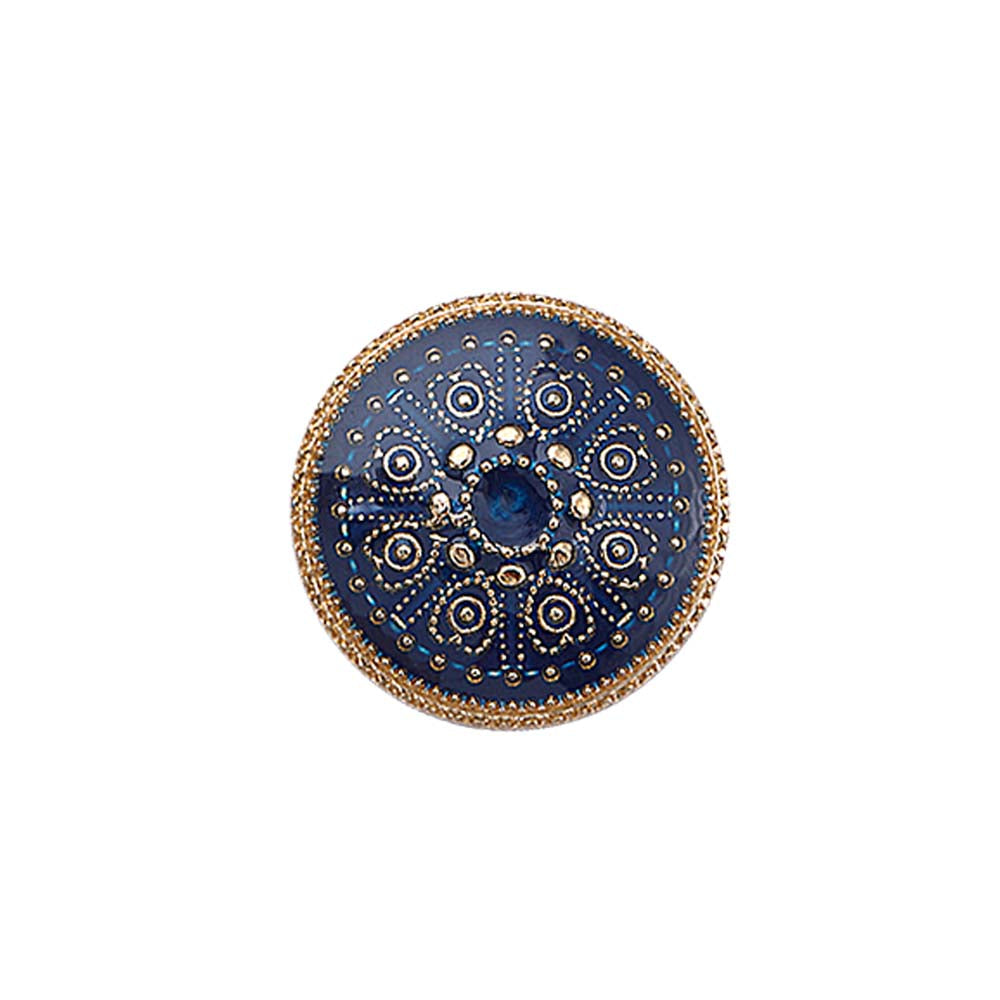 Indian Style Round Shape Lamination Enamel Metal Buttons