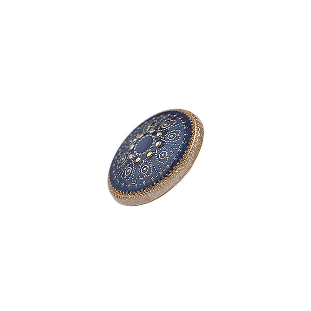 Indian Style Round Shape Lamination Enamel Metal Buttons