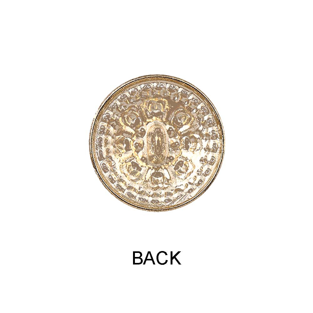 Indian Style Round Shape Lamination Enamel Metal Buttons
