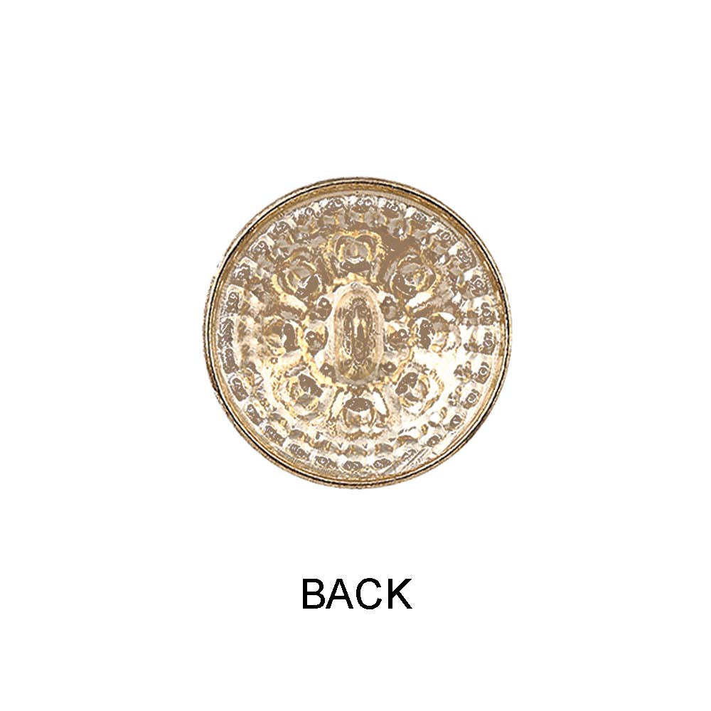 Indian Style Round Shape Lamination Enamel Metal Buttons