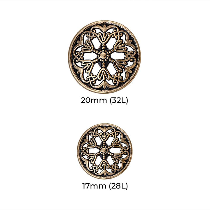 Antique Cutwork Design Buttons for Mens Ethnic Clothing
