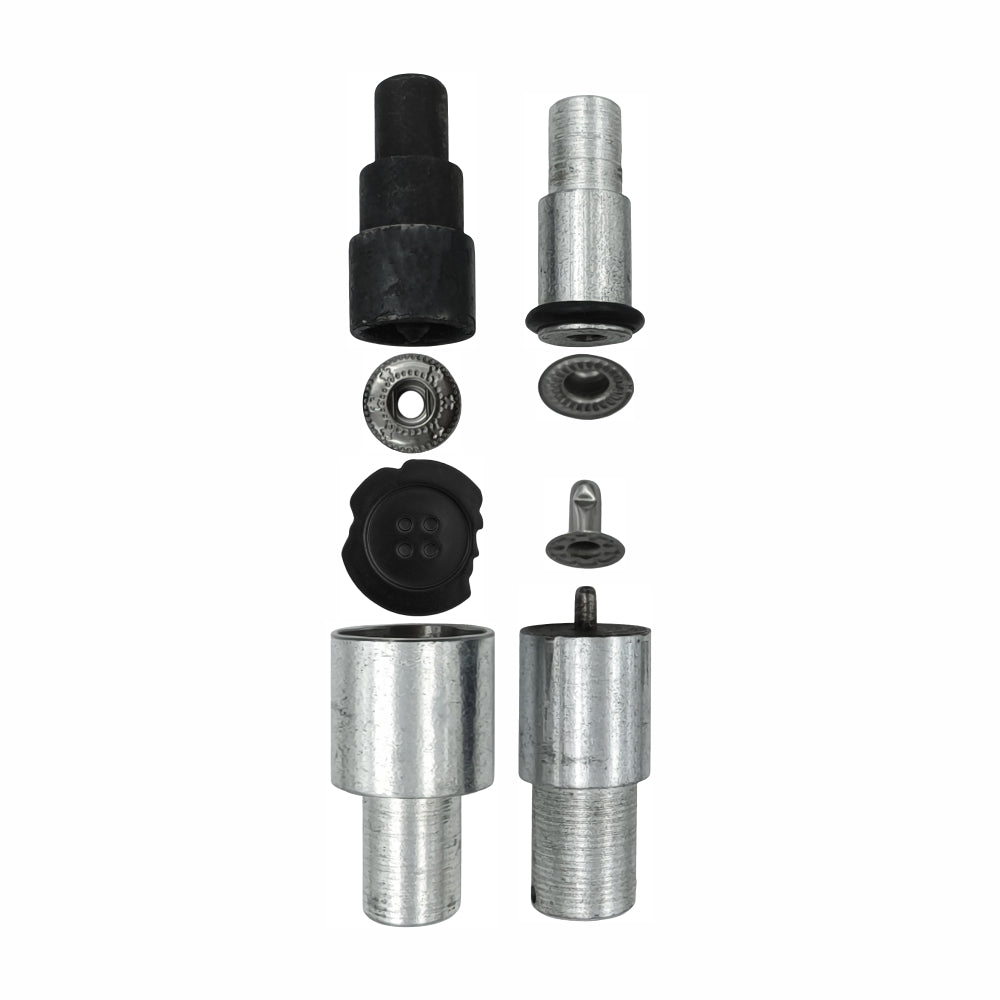 Die Mold Set Easy Tool for Black Designer Uneven 4-Part Snap Button
