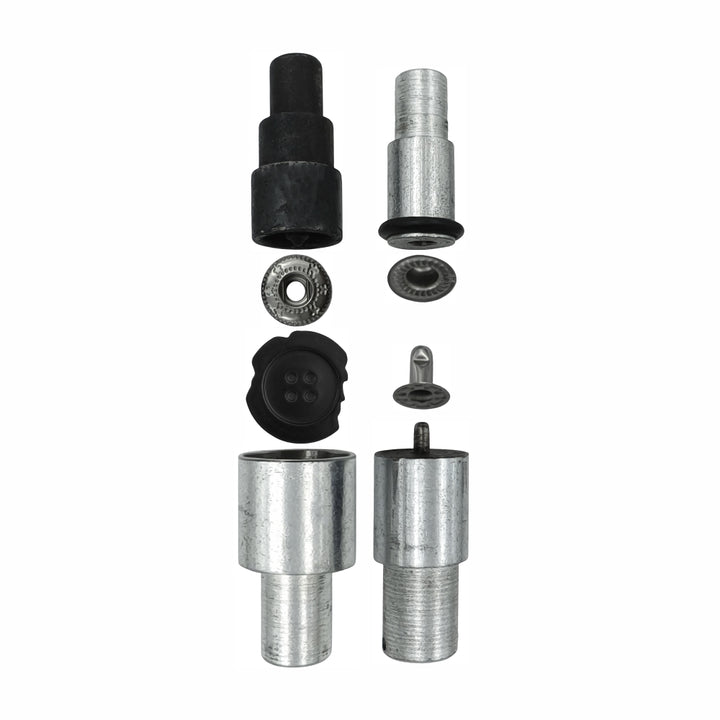 Die Mold Set Easy Tool for Black Designer Uneven 4-Part Snap Button