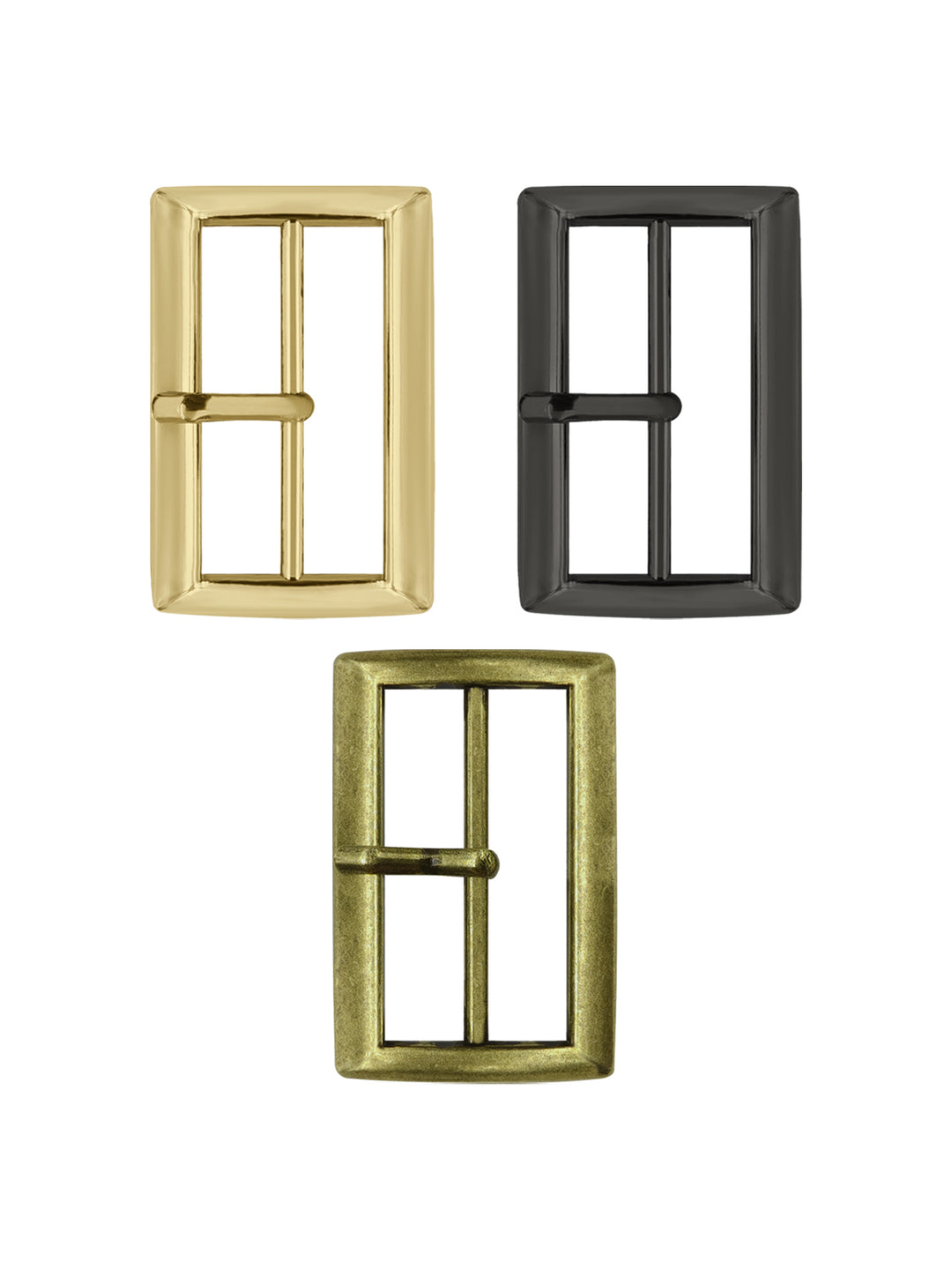 Classic and Sleek Rectangular Frame Tongue/Prong Belt Buckle