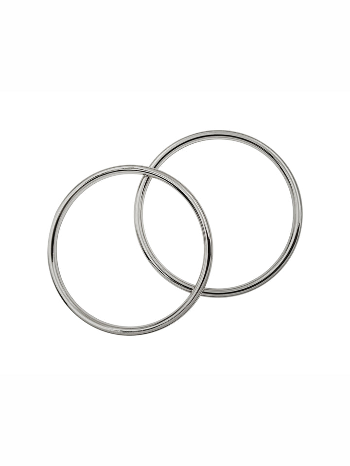 Shiny Round Shape 'O' Ring Buckle for Clothing & Belts