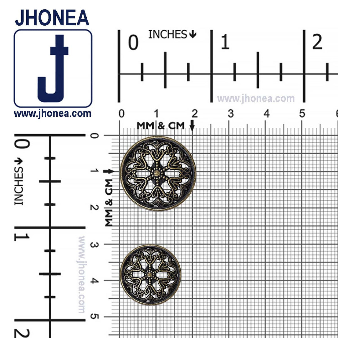 Antique Cutwork Design Buttons for Mens Ethnic Clothing