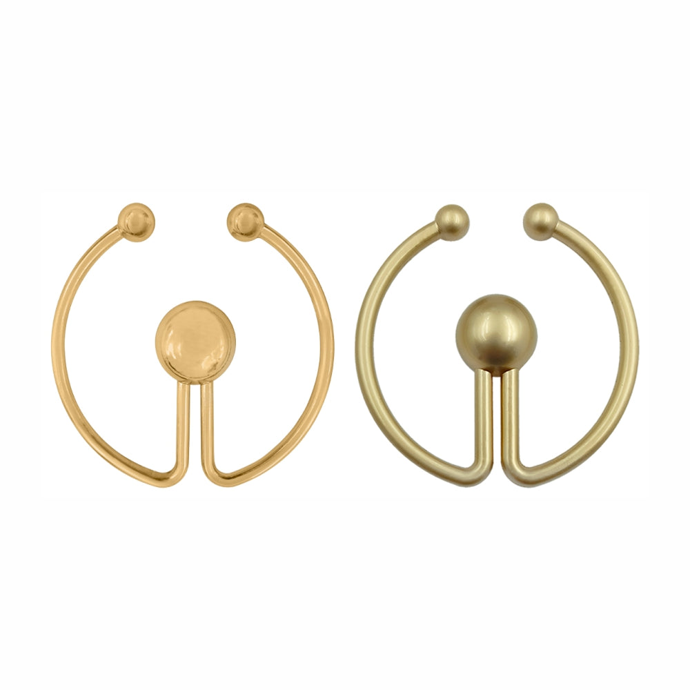 Stylish Curved Style Buckle Connector Embellishment for Dresses