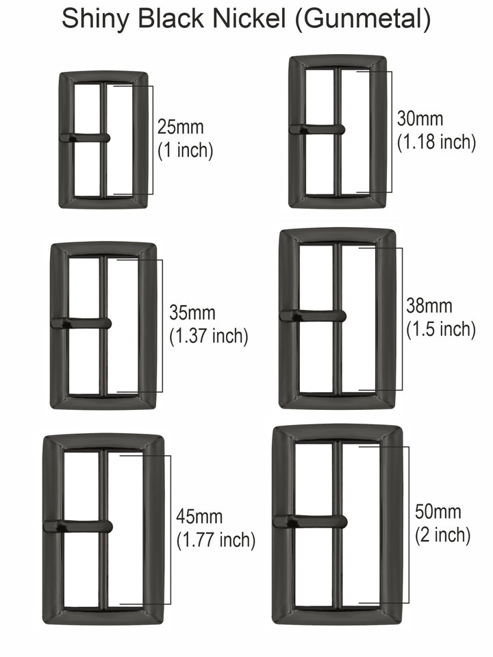 Classic and Sleek Rectangular Frame Tongue/Prong Belt Buckle