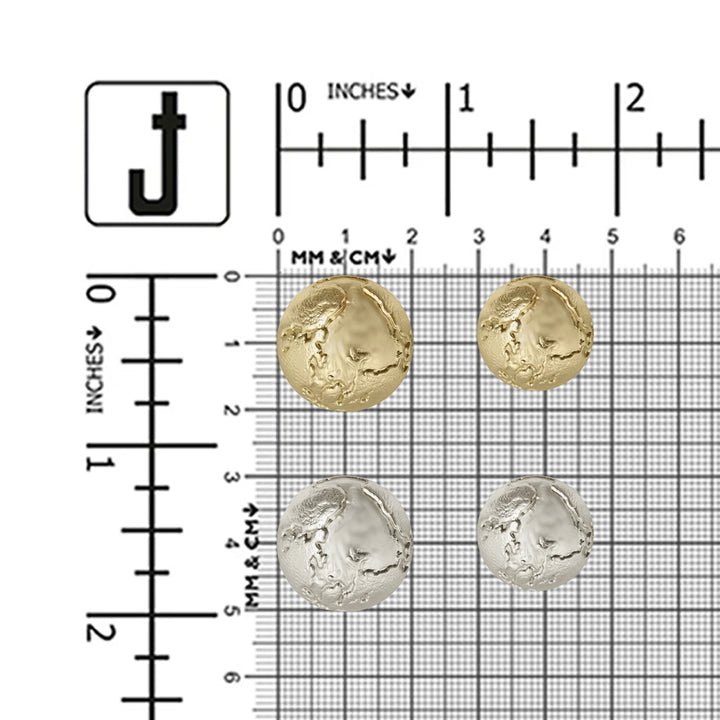 Premium Textured Surface Matte Finish Metal Buttons for Clothing