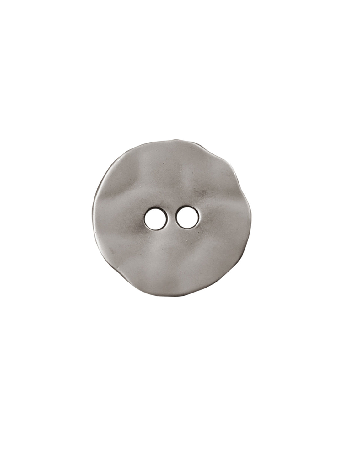 Round Shape with Uneven Edges Matte Metal Buttons