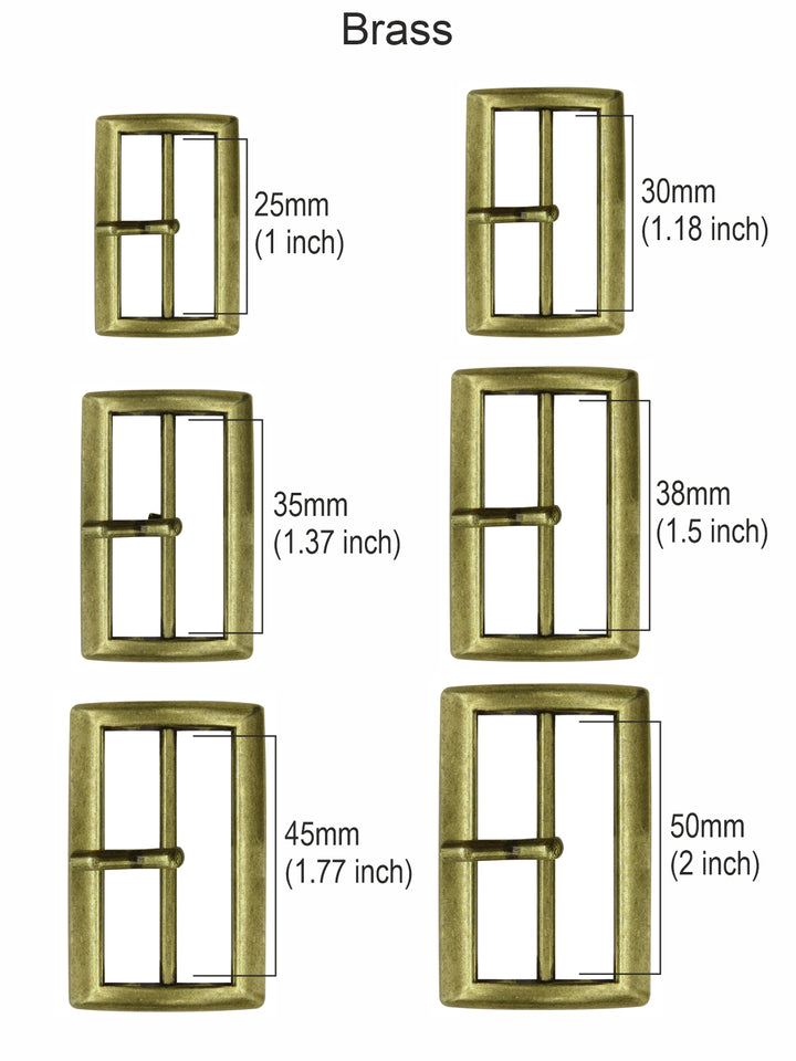 Classic and Sleek Rectangular Frame Tongue/Prong Belt Buckle