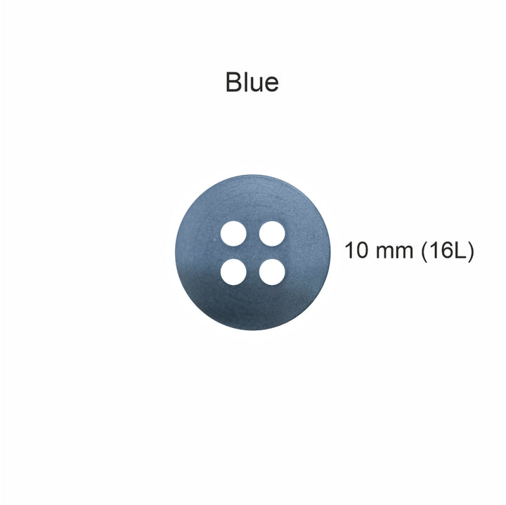 Classic Matte Finish Round Shape 4-Hole Shirt/Kurta Buttons