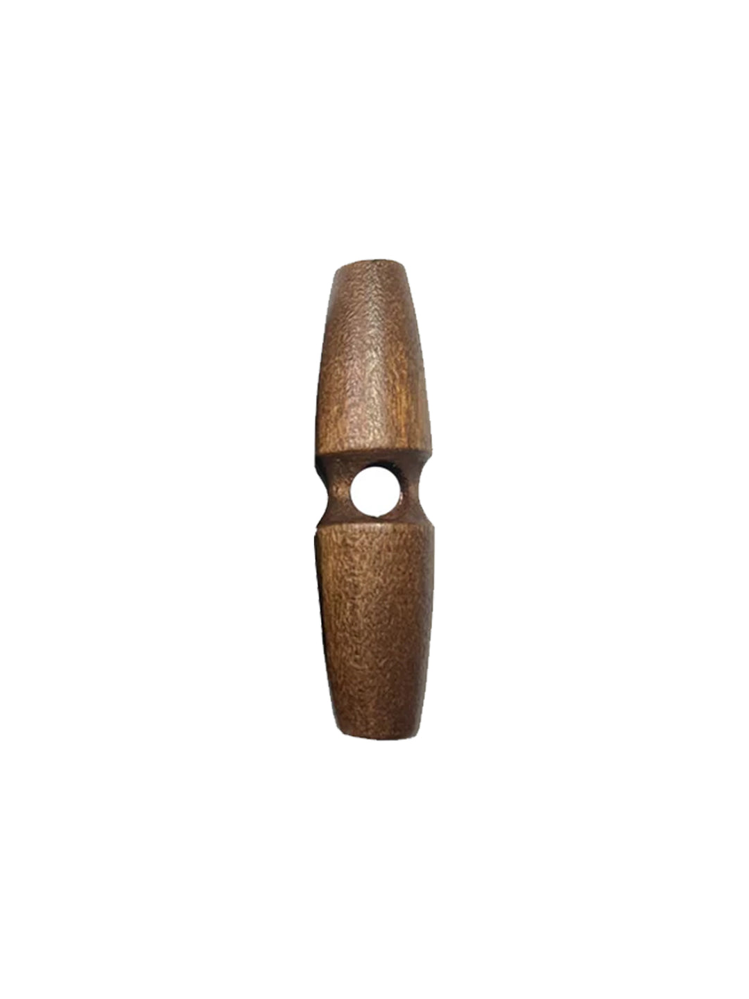 Fashion 1-Hole Oval Shape Wooden Toggle Button