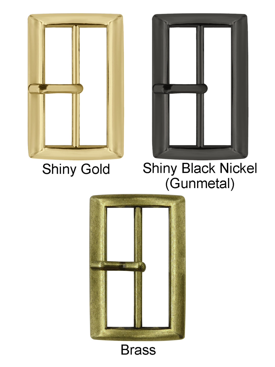 Classic and Sleek Rectangular Frame Tongue/Prong Belt Buckle