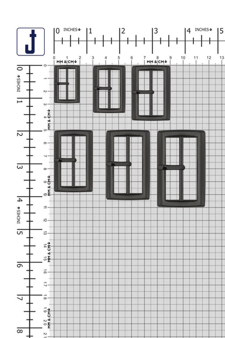 Classic and Sleek Rectangular Frame Tongue/Prong Belt Buckle