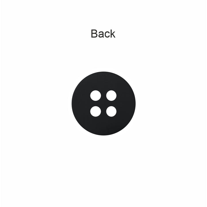 Classic Matte Finish Round Shape 4-Hole Shirt/Kurta Buttons