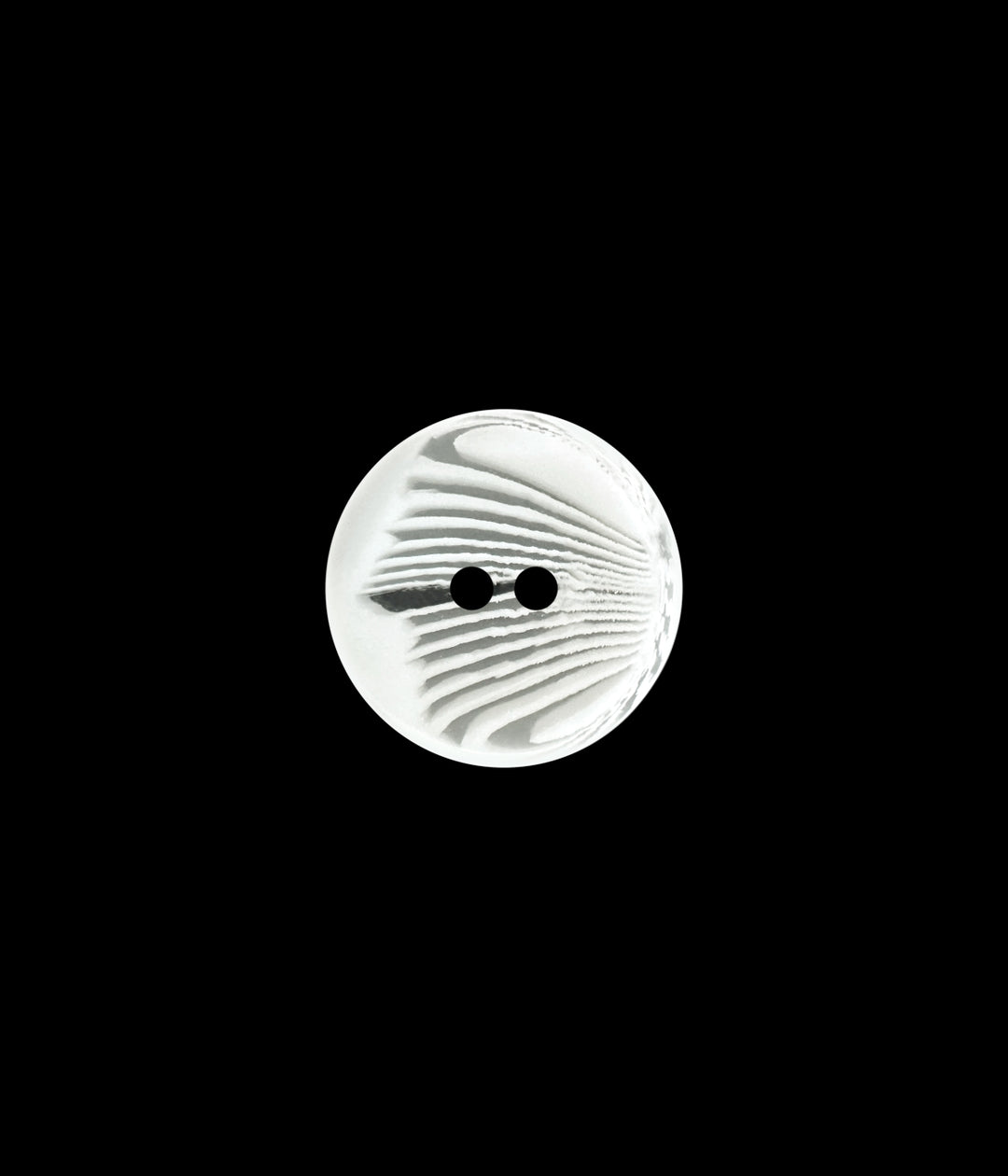 Fancy Round Shape 2-Hole Poly Button for Tailoring