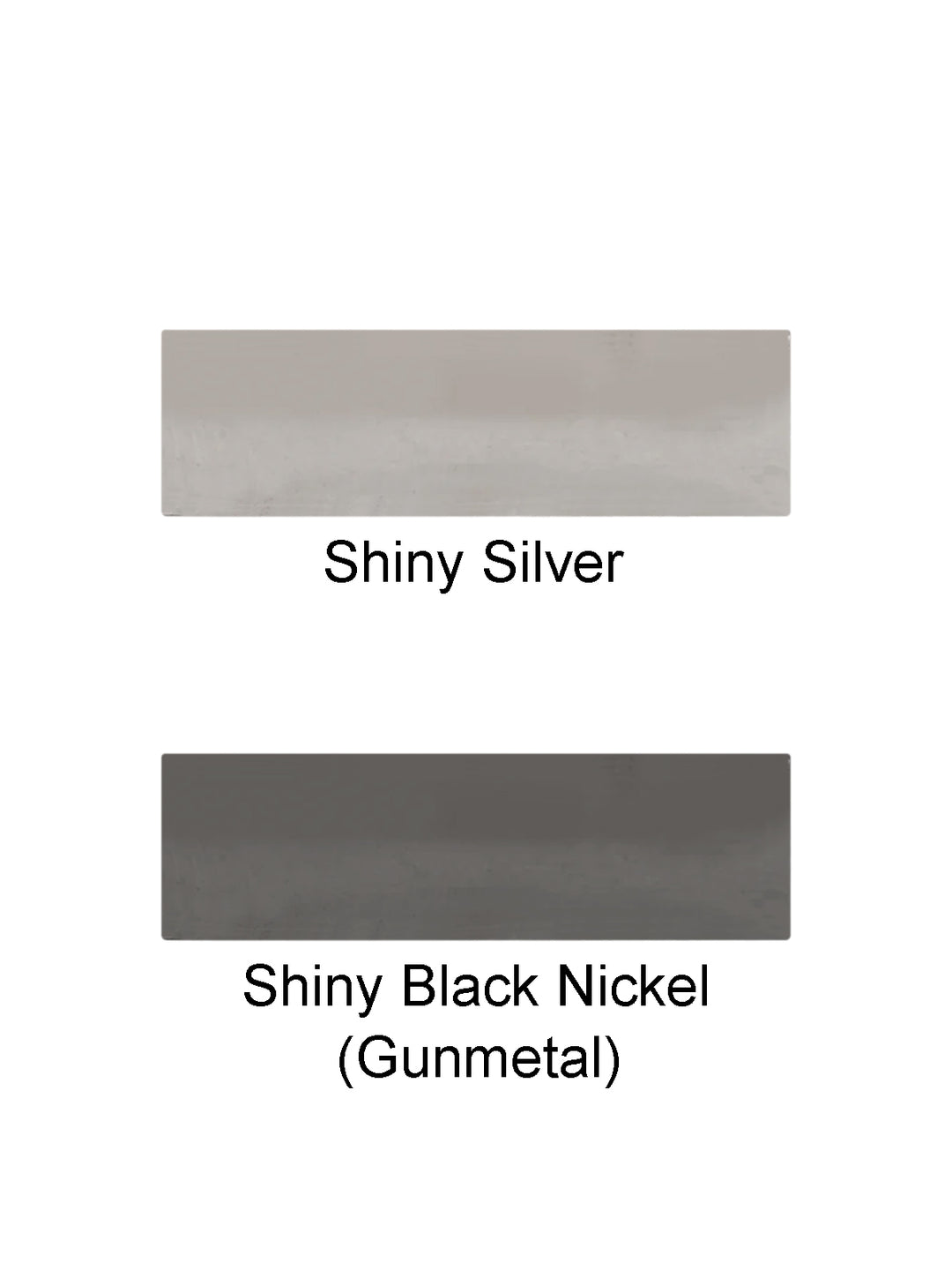 Shiny Rectangular Shape Stylish Shank Metal Button