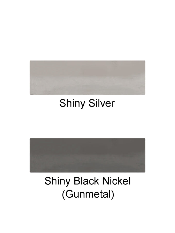 Shiny Rectangular Shape Stylish Shank Metal Button