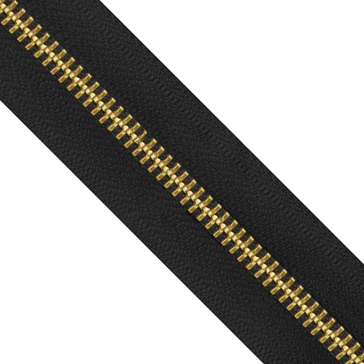 YKK #5 Number Premium Quality Black Tape YKK Metal Zipper Rolls