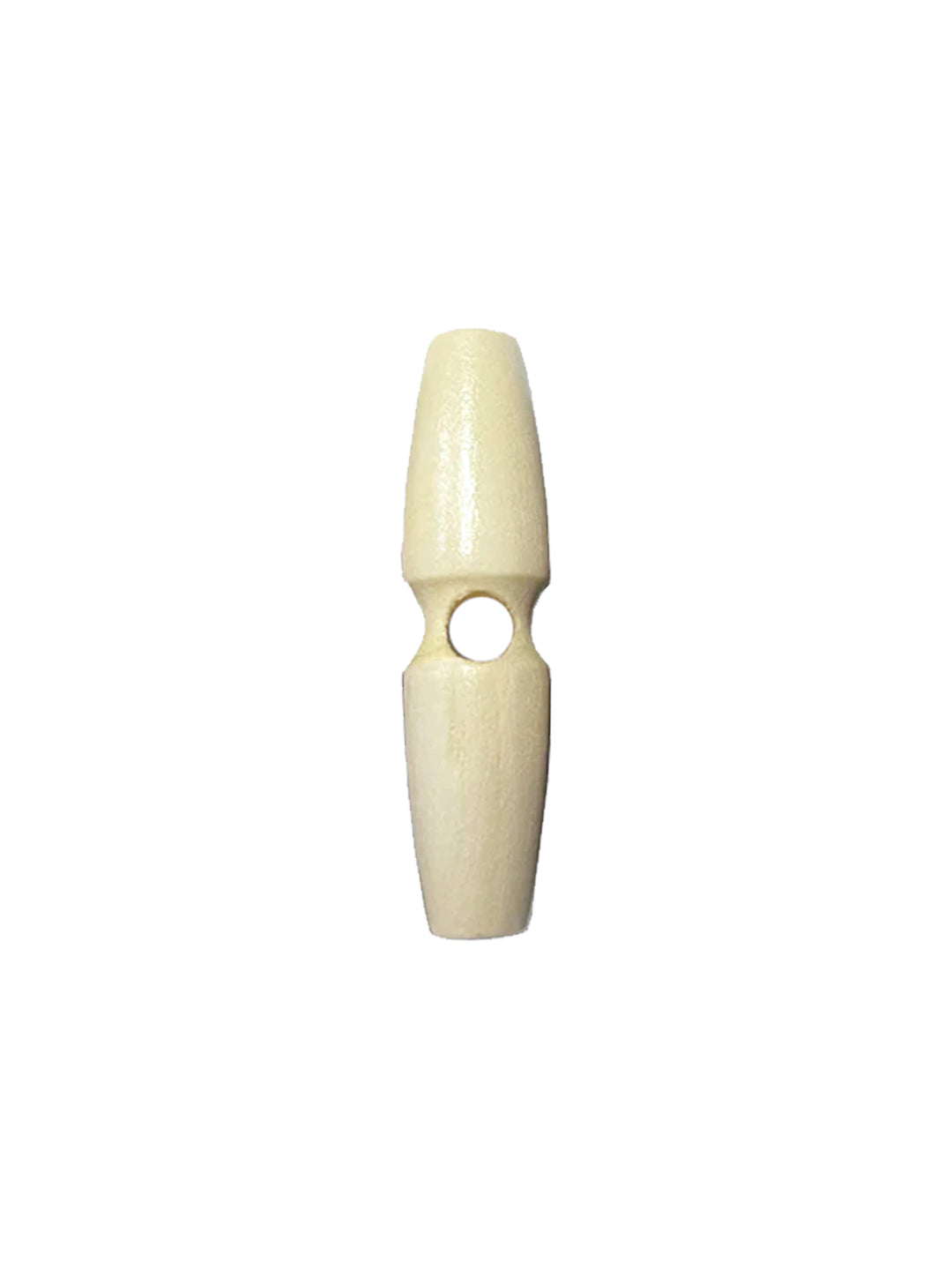 Fashion 1-Hole Oval Shape Wooden Toggle Button