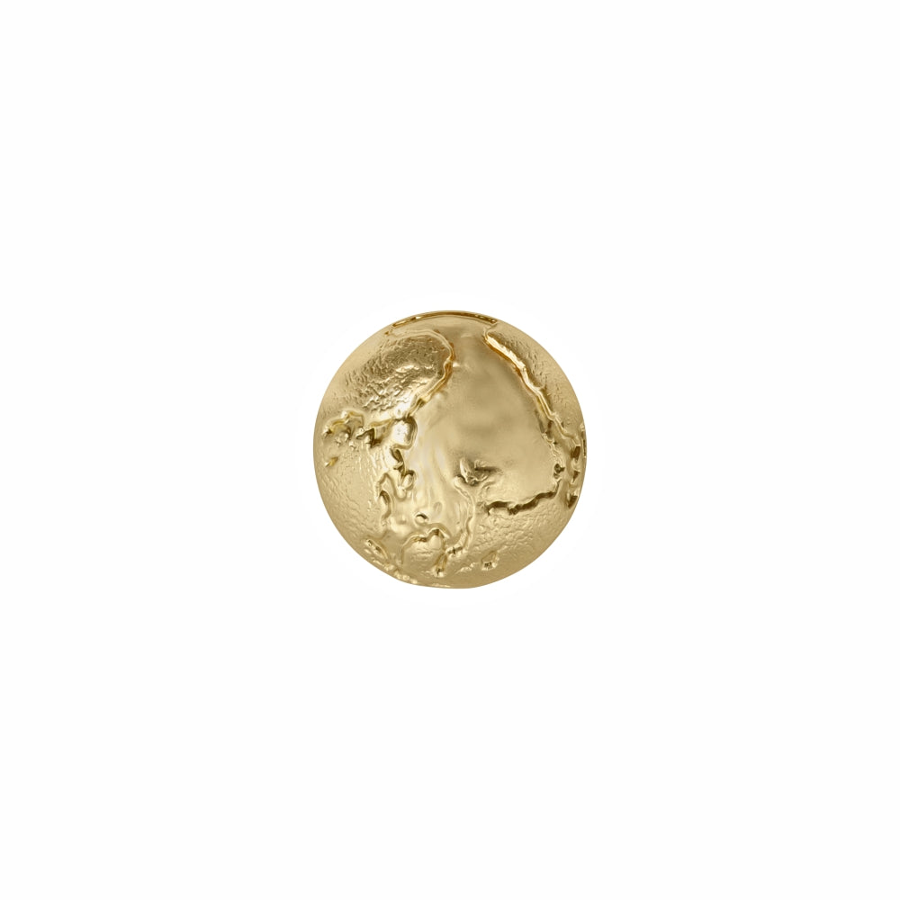 Premium Textured Surface Matte  Gold Finish Metal Buttons for Clothing