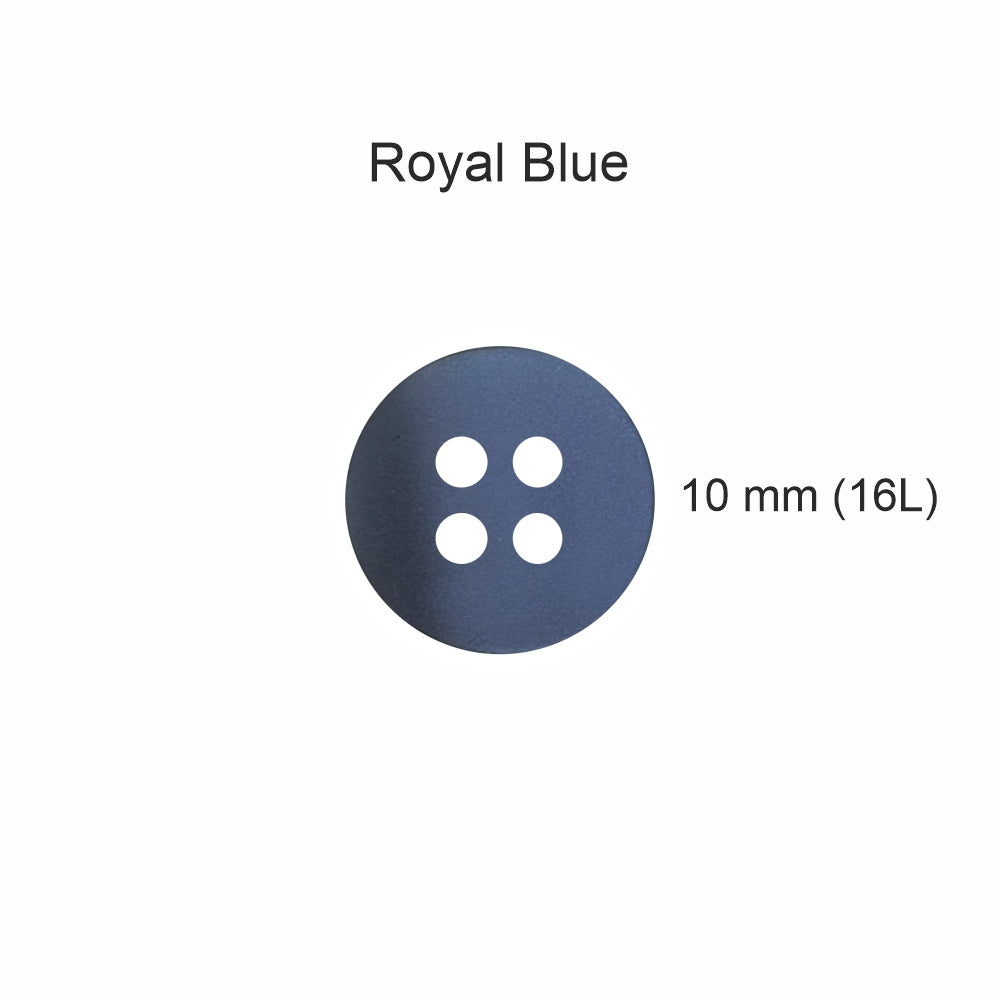 Classic Matte Finish Round Shape 4-Hole Shirt/Kurta Buttons