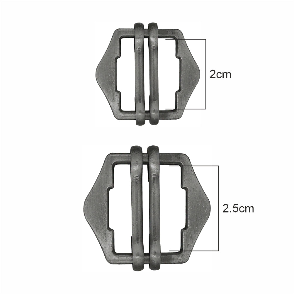 Double Webbing Adjuster Tailor's Choice Buckle for Pant/Waistcoat