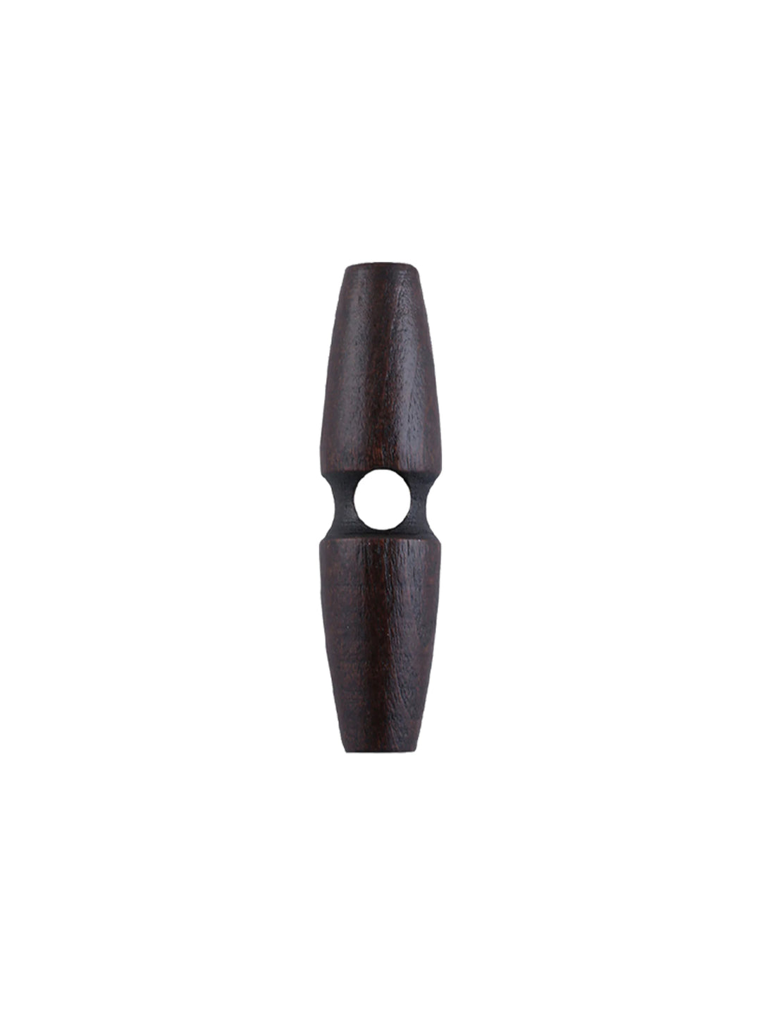 Fashion 1-Hole Oval Shape Wooden Toggle Button