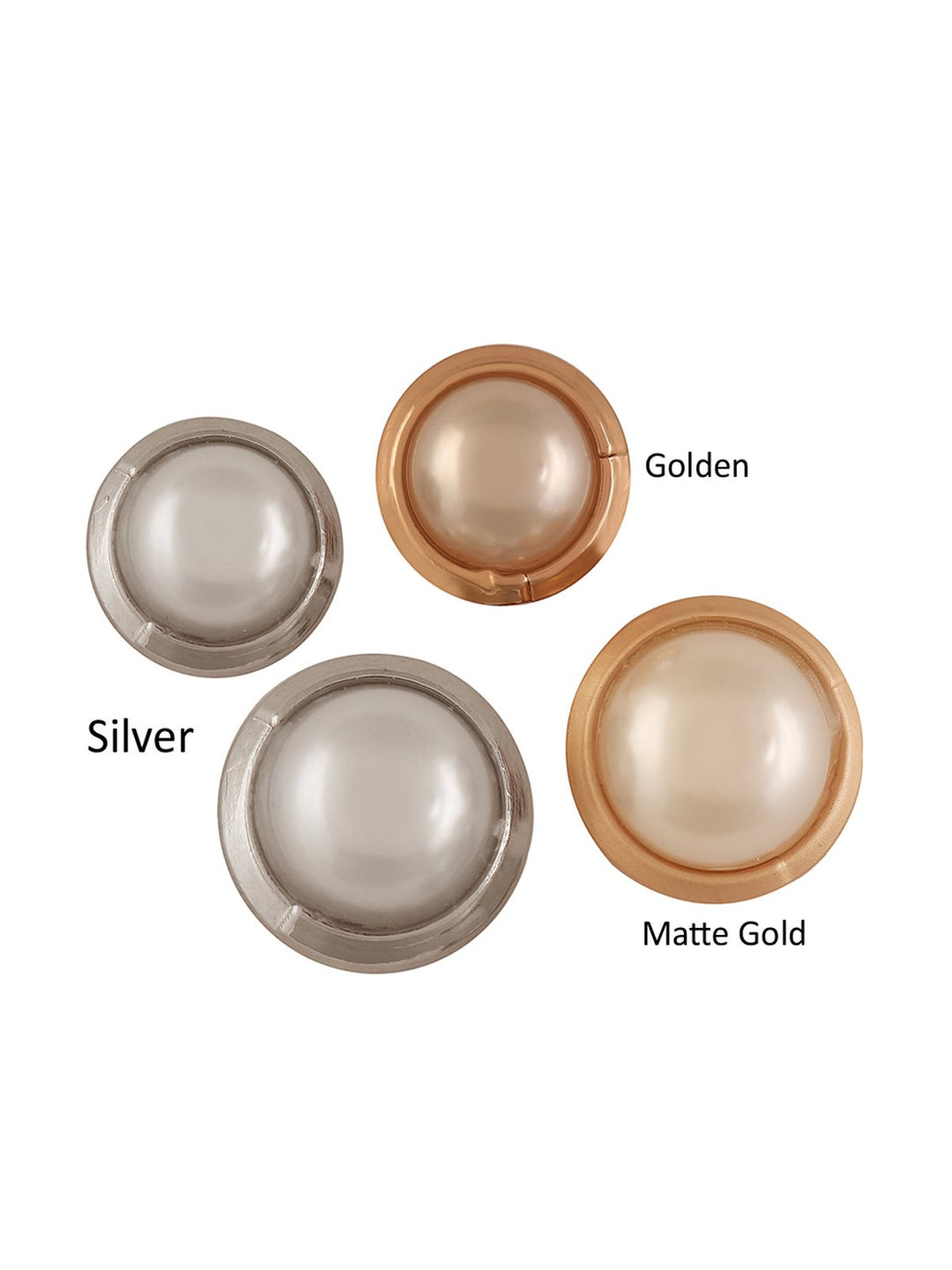 Shiny & Classy Round Shape Pearl Button