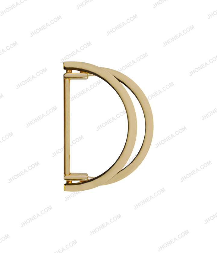 Flexible Foldable Structure Shiny Gold Belt Accessory For Clothing