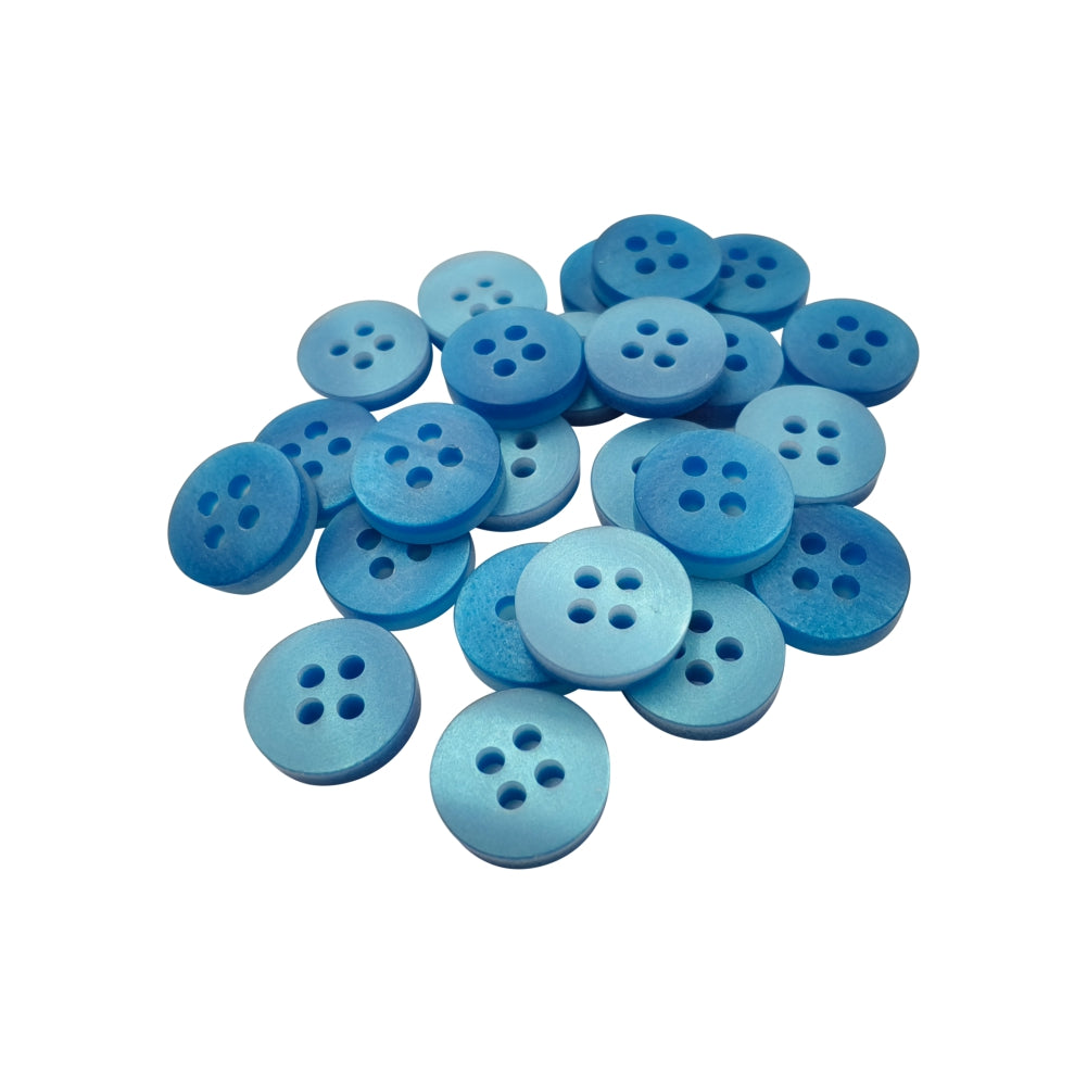 Classic Matte Finish Round Shape 4-Hole Shirt/Kurta Buttons